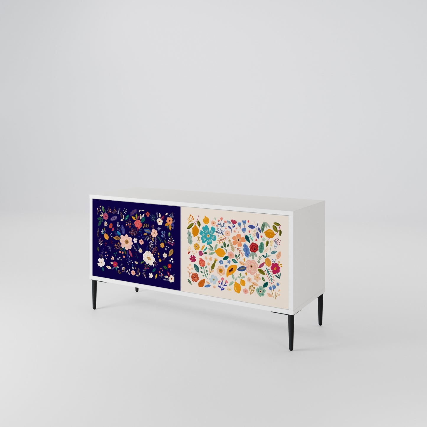 FLORAL COMBINATION Mobile TV Compatto a 2 Ante