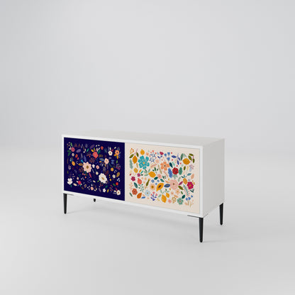 FLORAL COMBINATION Mobile TV Compatto a 2 Ante