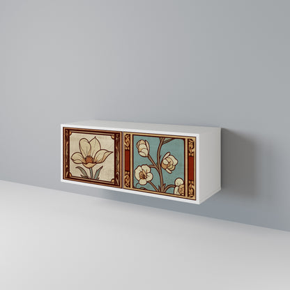TIMELESS FLORA Mobile TV Compatto a 2 Ante