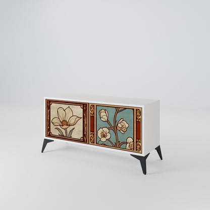 TIMELESS FLORA Mobile TV Compatto a 2 Ante