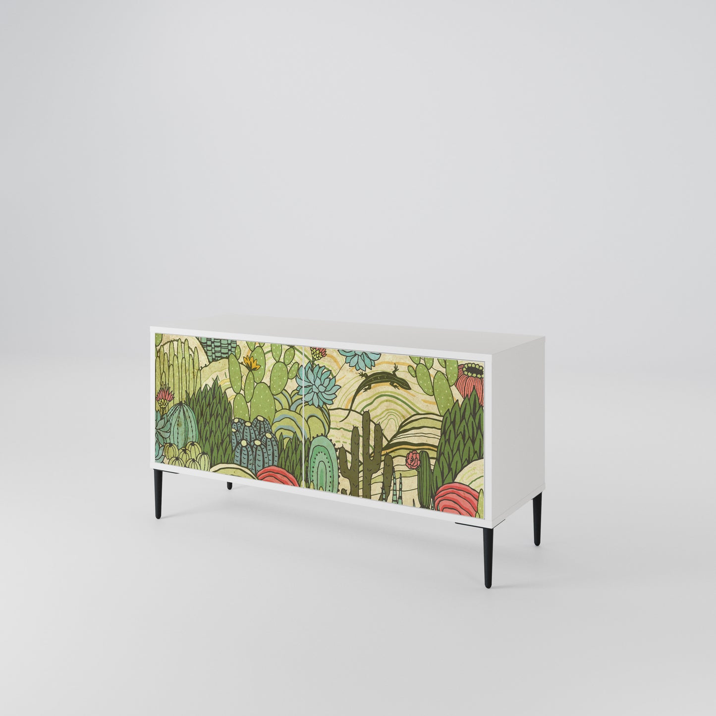 SUCCULENTS KALEIDOSCOPE Mobile TV Compatto a 2 Ante