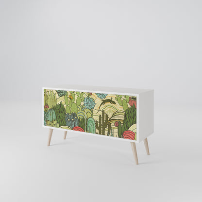 SUCCULENTS KALEIDOSCOPE Mobile TV Compatto a 2 Ante