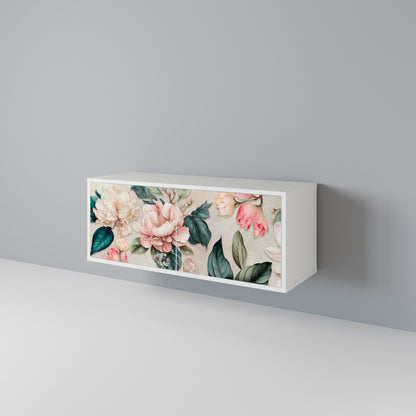 FLORAL GRACE Mobile TV Compatto a 2 Ante