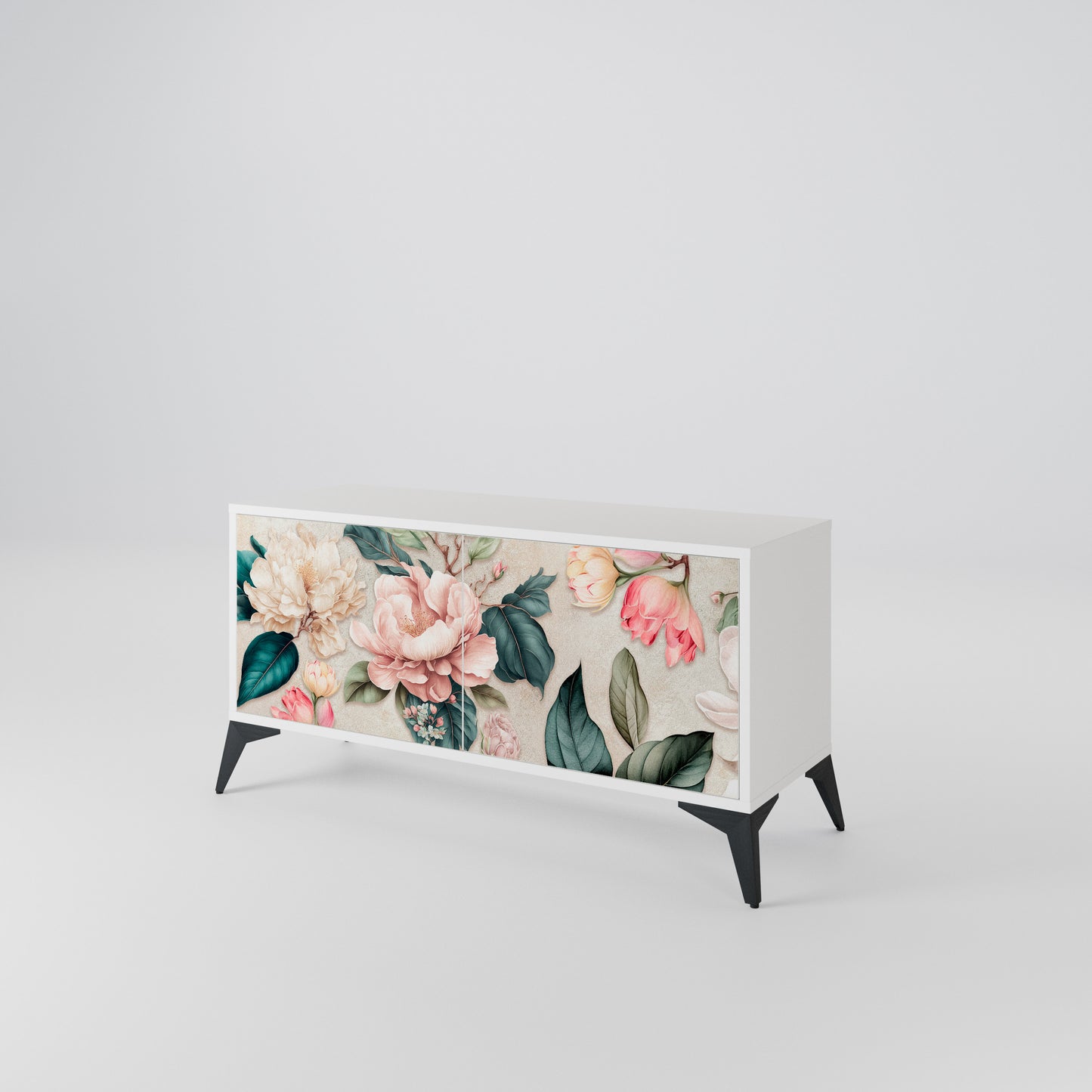 FLORAL GRACE Mobile TV Compatto a 2 Ante
