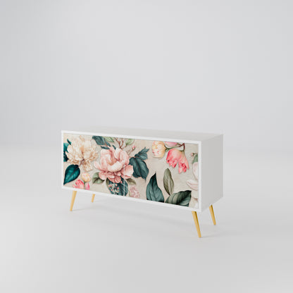 FLORAL GRACE Mobile TV Compatto a 2 Ante