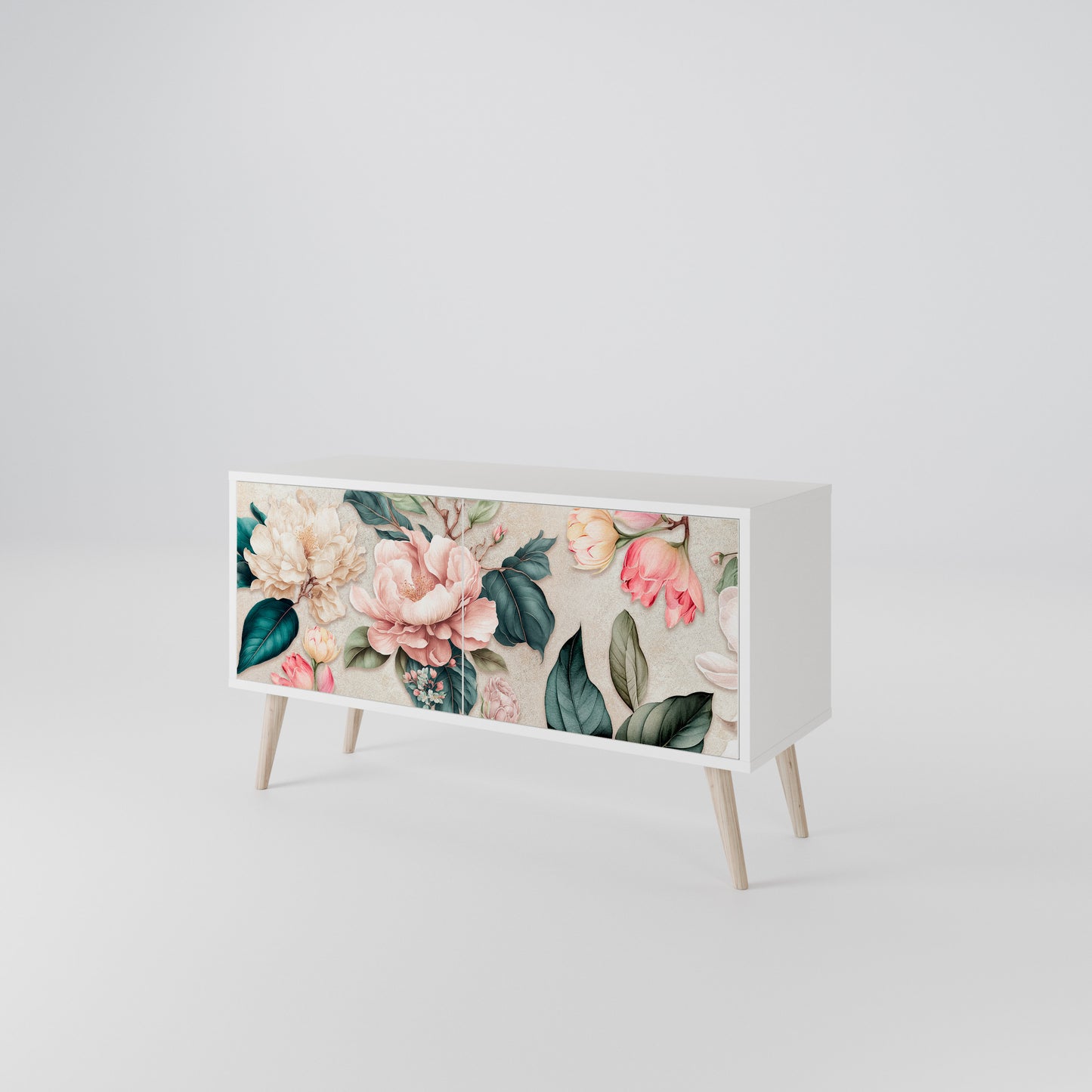 FLORAL GRACE Mobile TV Compatto a 2 Ante