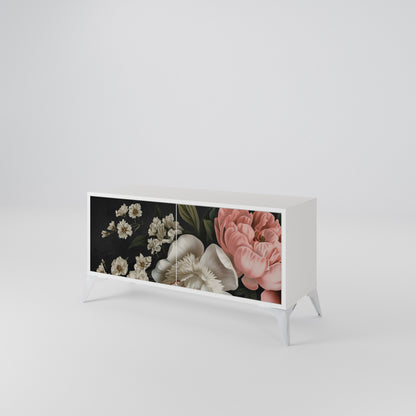 LUSH ELEGANCE Mobile TV Compatto a 2 Ante