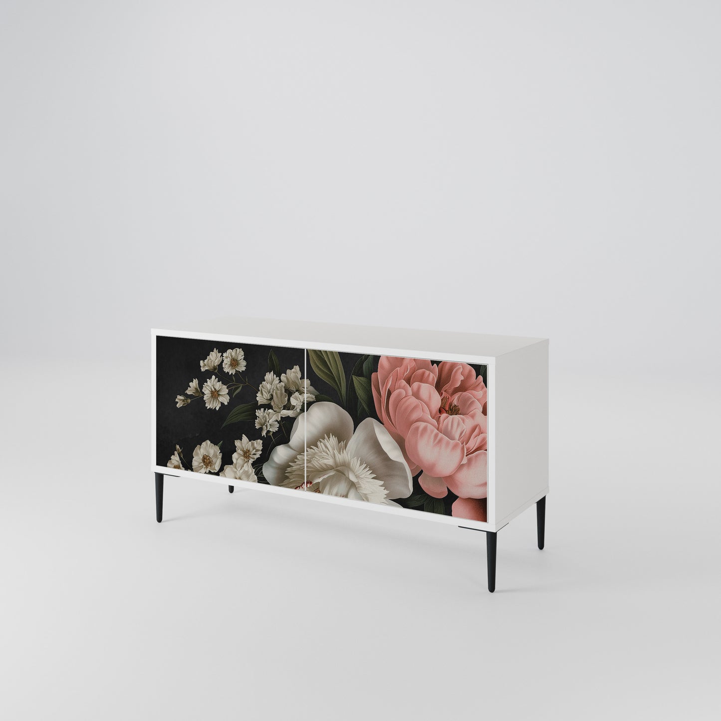 LUSH ELEGANCE Mobile TV Compatto a 2 Ante