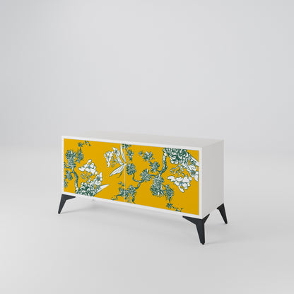 YELLOW CHINOISERIE Mobile TV Compatto a 2 Ante