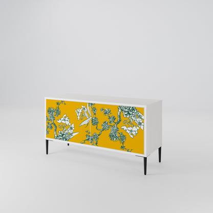 YELLOW CHINOISERIE Mobile TV Compatto a 2 Ante