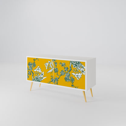 YELLOW CHINOISERIE Mobile TV Compatto a 2 Ante