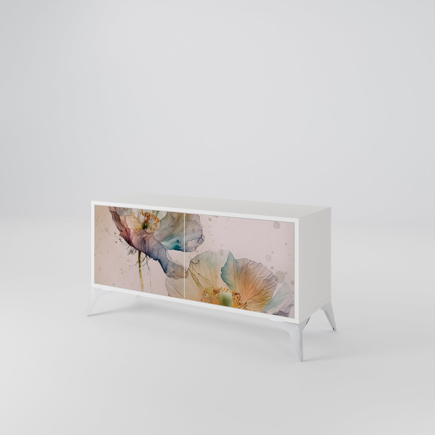 SOFTEN POPPY Mobile TV Compatto a 2 Ante