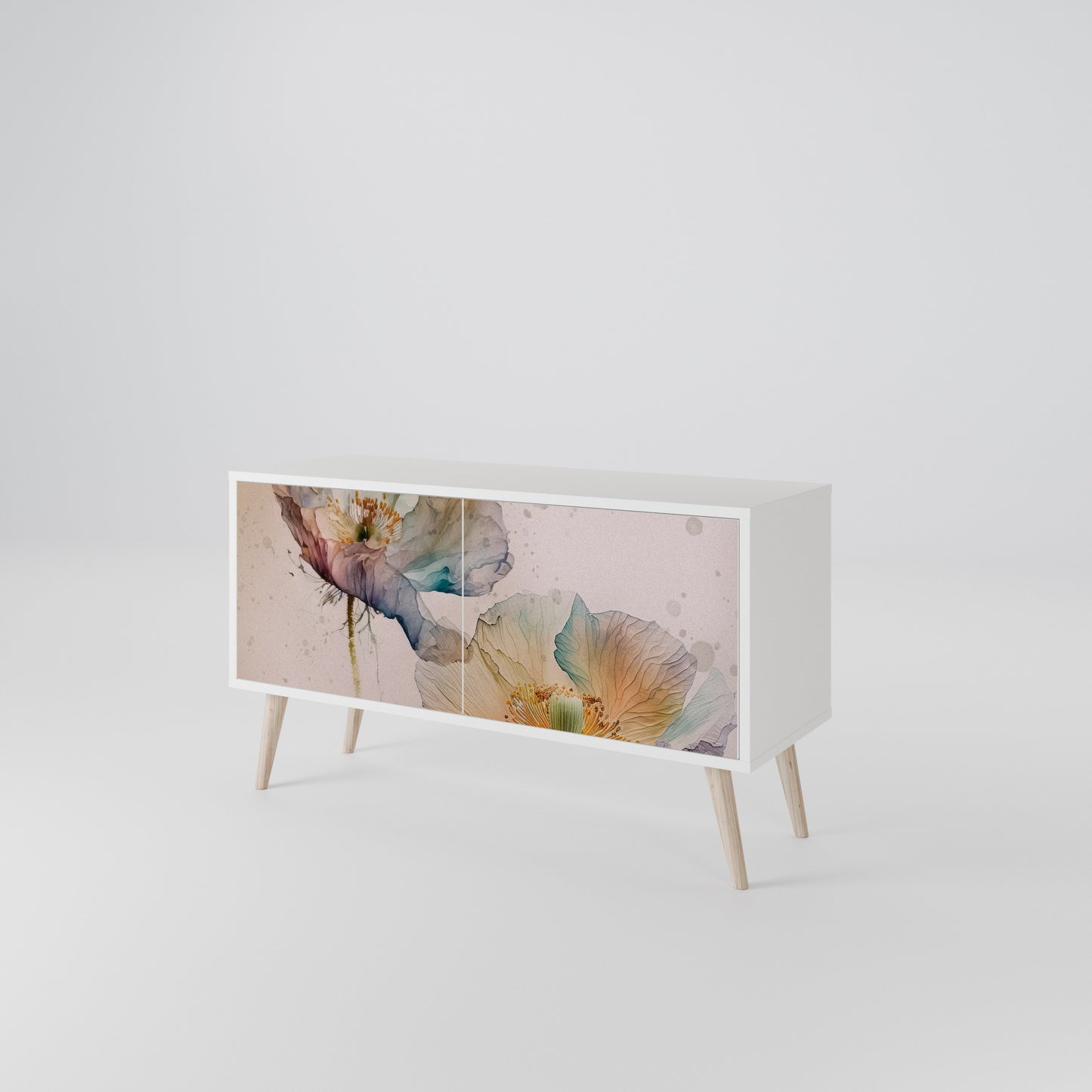 SOFTEN POPPY Mobile TV Compatto a 2 Ante