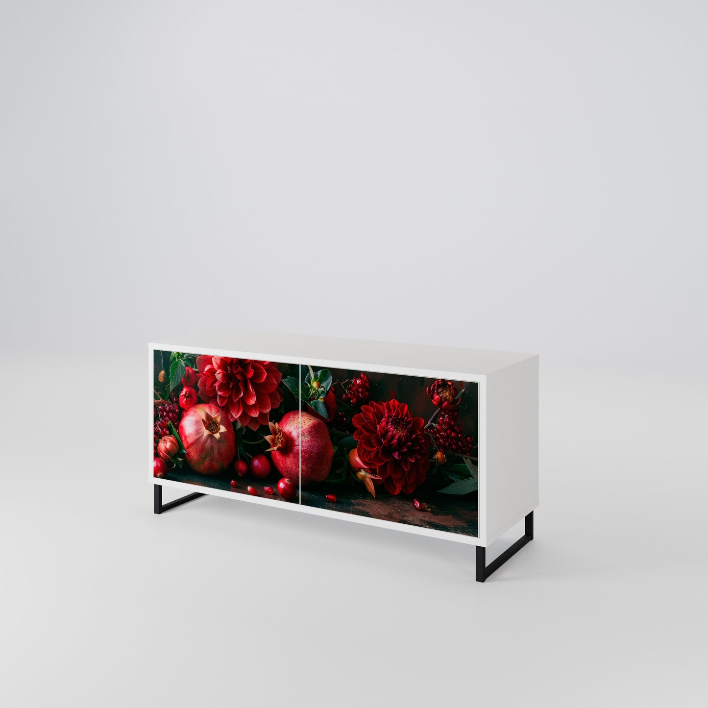 DAHLIAS AND POMEGRANATES Mobile TV Compatto a 2 Ante