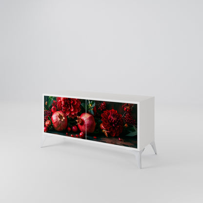 DAHLIAS AND POMEGRANATES Mobile TV Compatto a 2 Ante