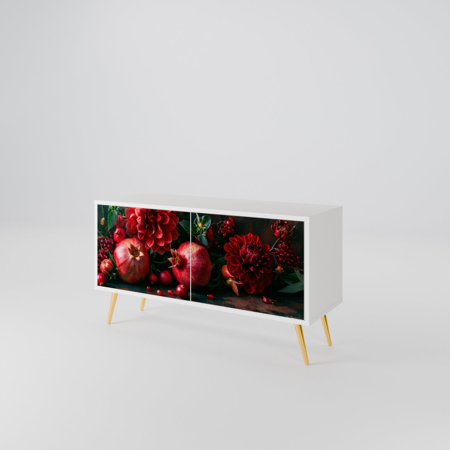 DAHLIAS AND POMEGRANATES Mobile TV Compatto a 2 Ante