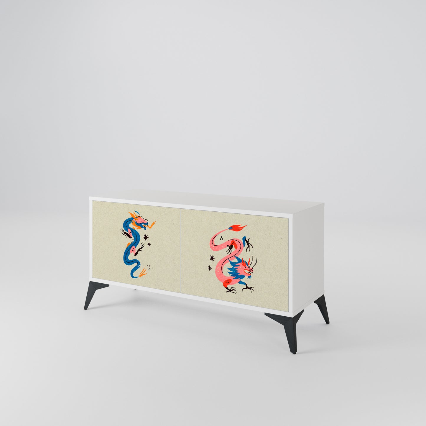 MYTHOLOGICAL CREATURES Mobile TV Compatto a 2 Ante