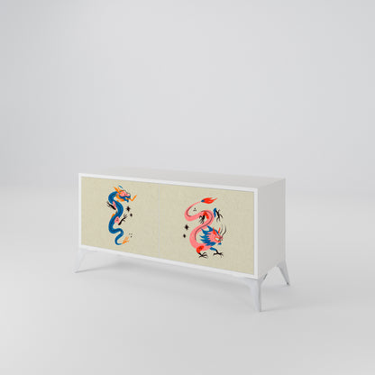 MYTHOLOGICAL CREATURES Mobile TV Compatto a 2 Ante