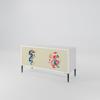 MYTHOLOGICAL CREATURES Mobile TV Compatto a 2 Ante