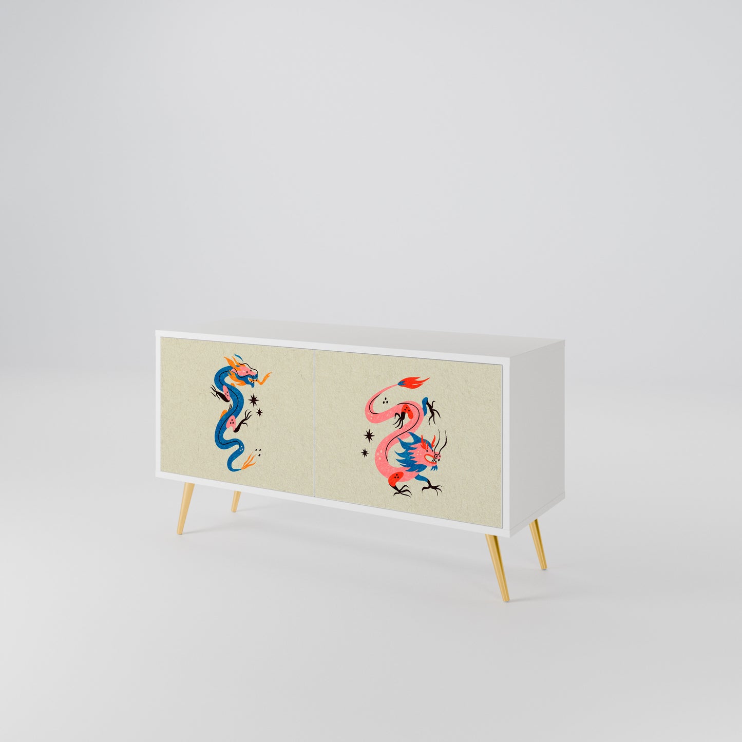 MYTHOLOGICAL CREATURES Mobile TV Compatto a 2 Ante