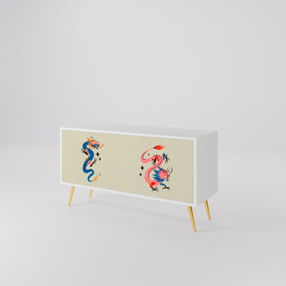 MYTHOLOGICAL CREATURES Mobile TV Compatto a 2 Ante