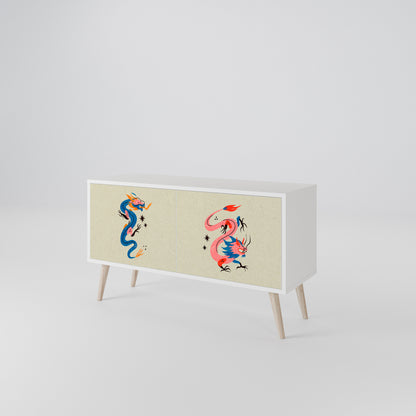 MYTHOLOGICAL CREATURES Mobile TV Compatto a 2 Ante