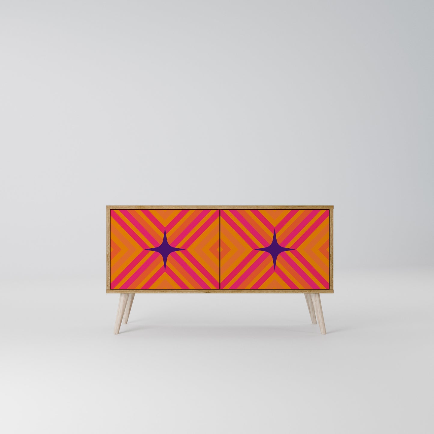GEOMETRIC BRILLIANCE Mobile TV Compatto a 2 Ante