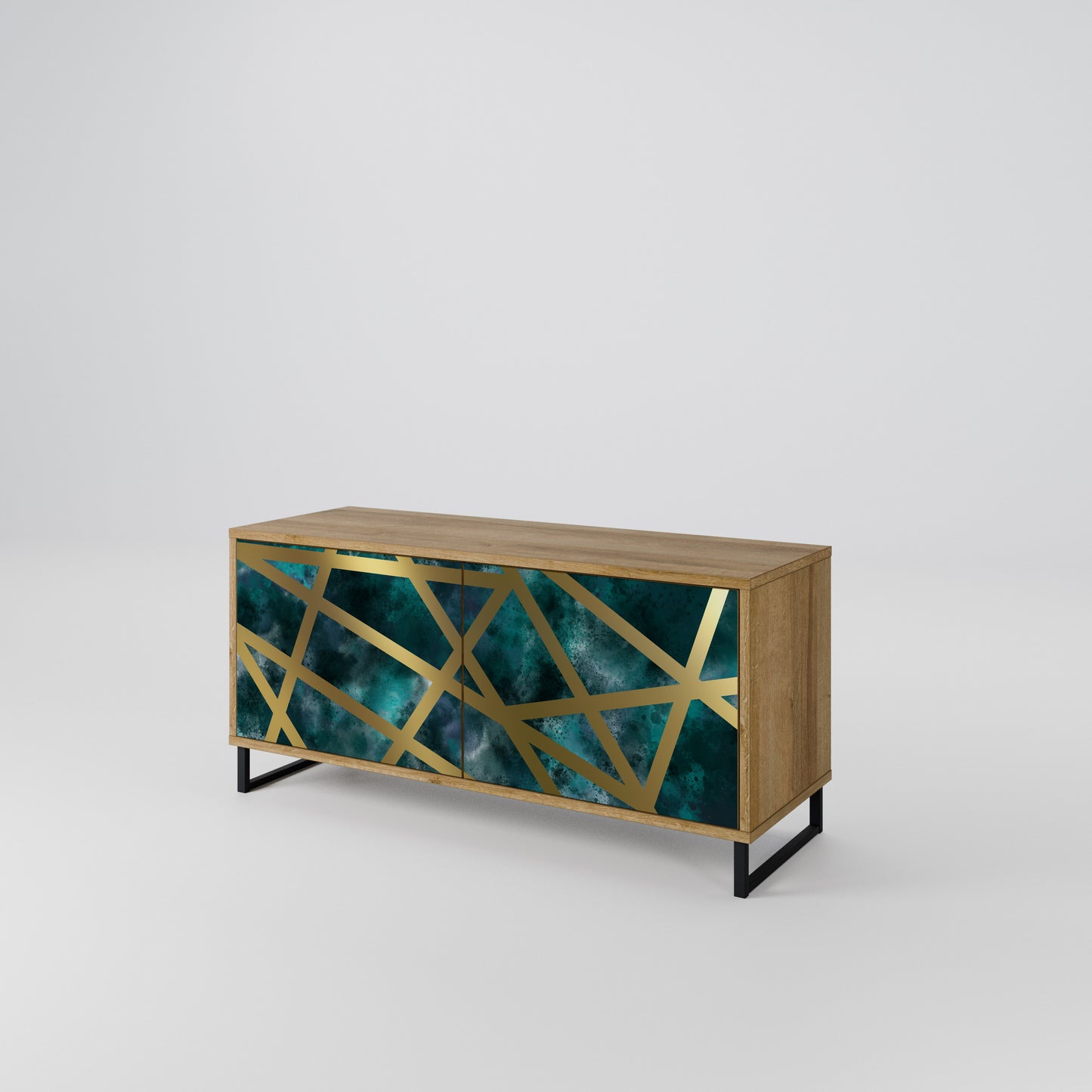 THE LABYRINTH OF GOLD Compact 2-Door TV Cabinet