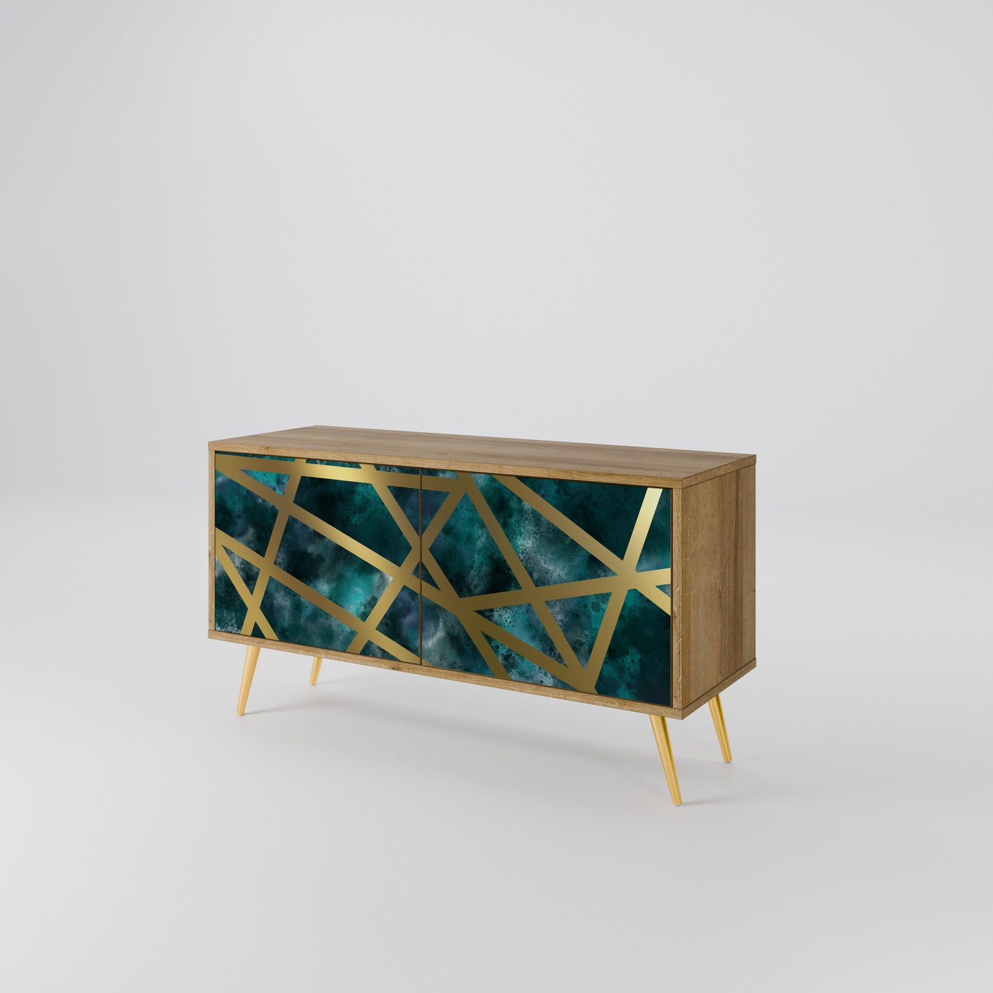 THE LABYRINTH OF GOLD Compact 2-Door TV Cabinet