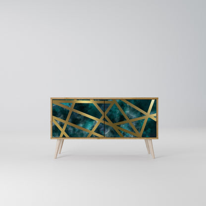 THE LABYRINTH OF GOLD Compact 2-Door TV Cabinet