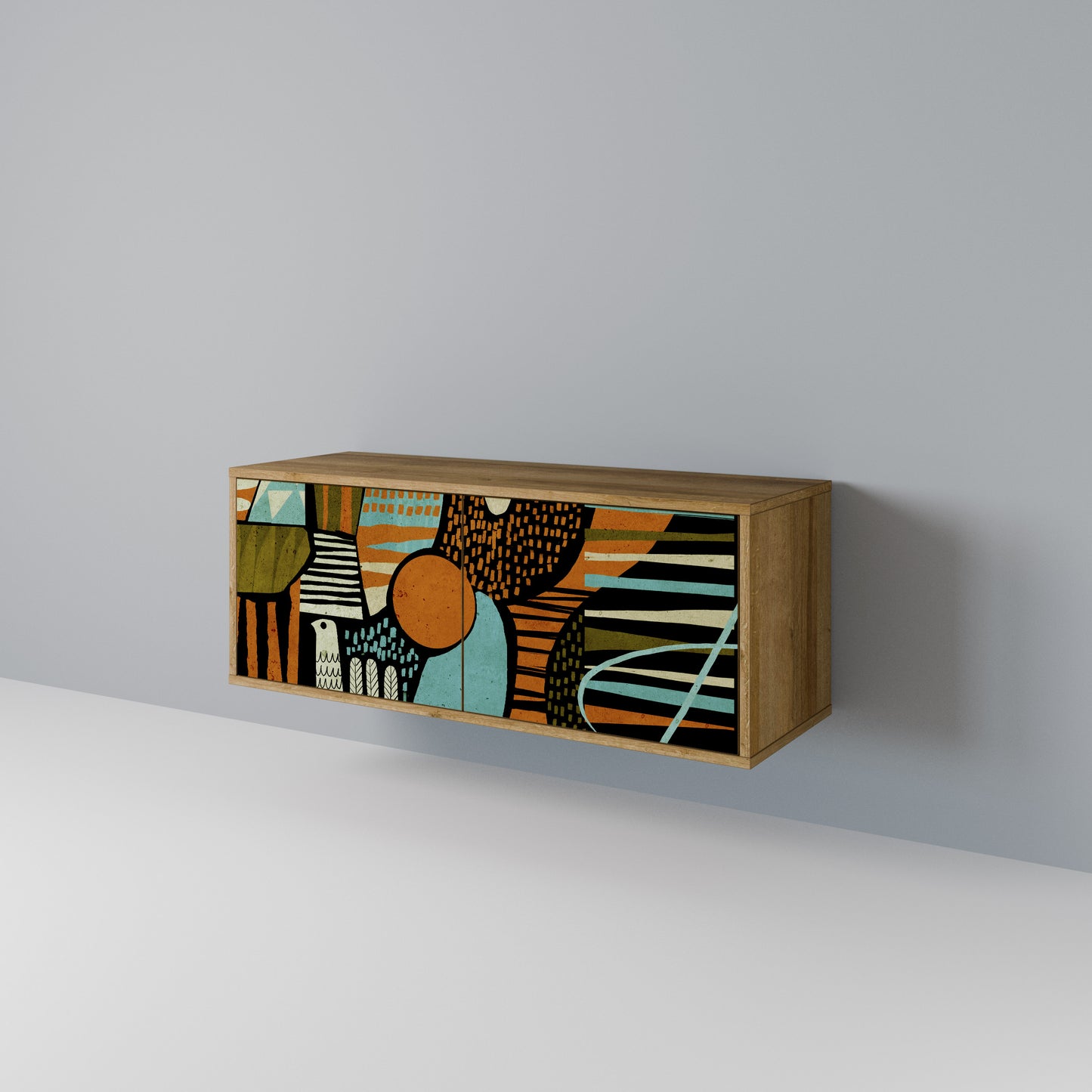 GEODE GLIMMER Compact 2-Door TV Cabinet