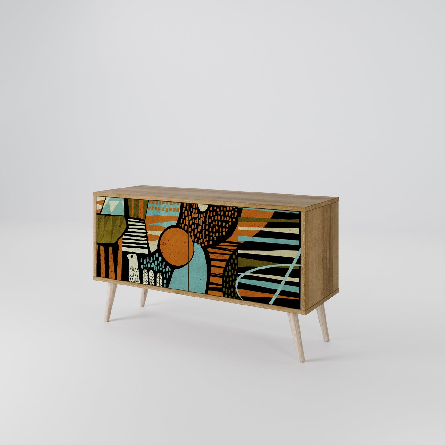 GEODE GLIMMER Compact 2-Door TV Cabinet