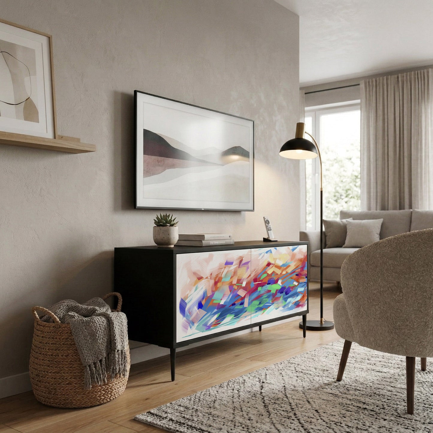 FINESSE MASH-UP Mobile TV Compatto a 2 Ante
