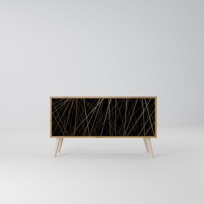 BRIGHT MESH Compact 2-Door TV Cabinet