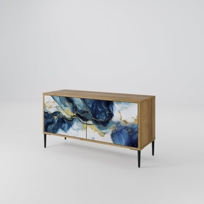 INKY MARBLE Mobile TV Compatto a 2 Ante