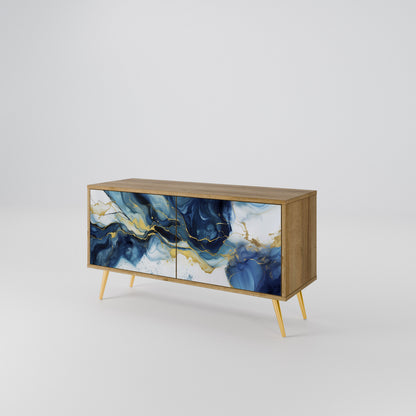 INKY MARBLE Mobile TV Compatto a 2 Ante