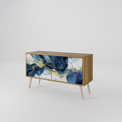 INKY MARBLE Mobile TV Compatto a 2 Ante