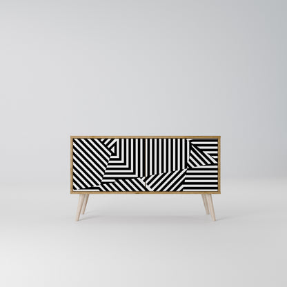 ILLUSIONARY LATTICE Mobile TV Compatto a 2 Ante