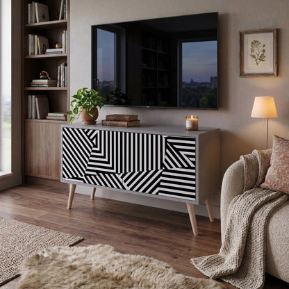 ILLUSIONARY LATTICE Mobile TV Compatto a 2 Ante