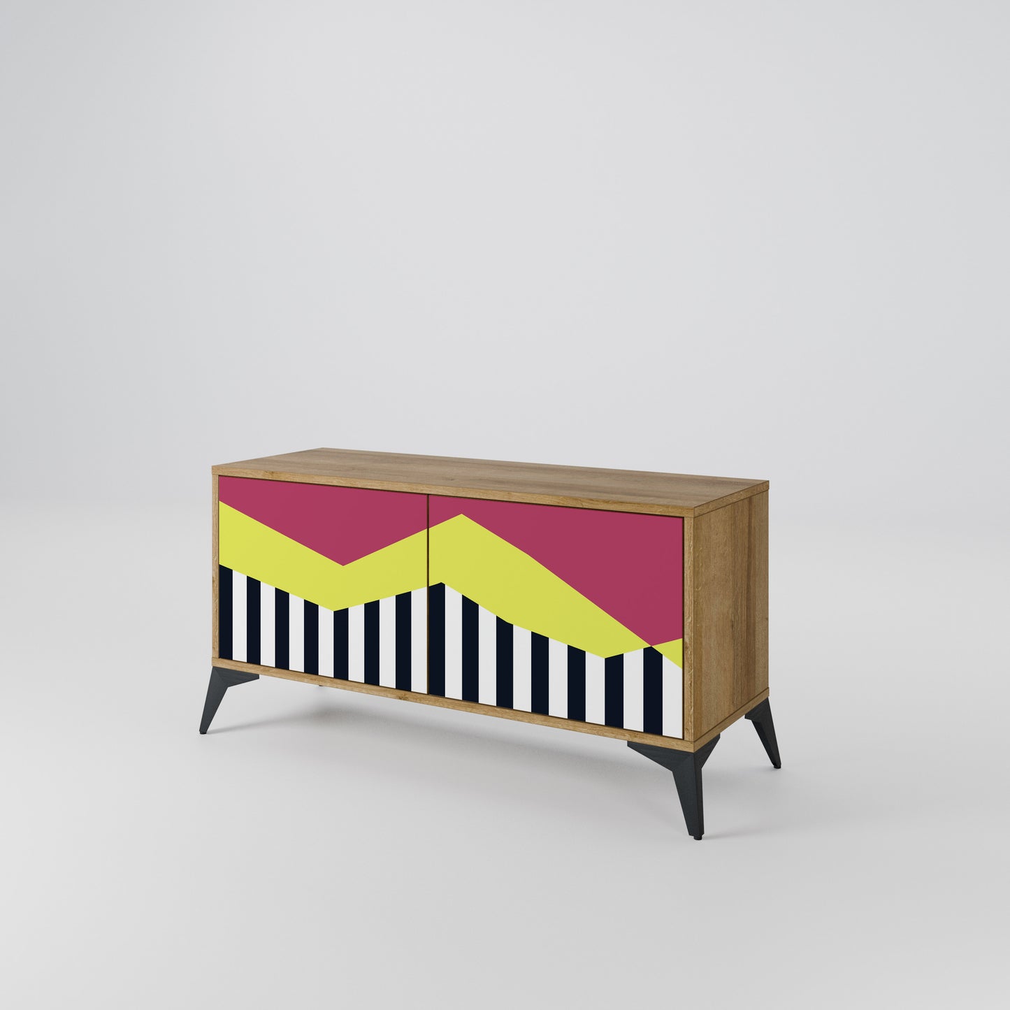 PIANO FANTASY Compact 2-Door TV Cabinet