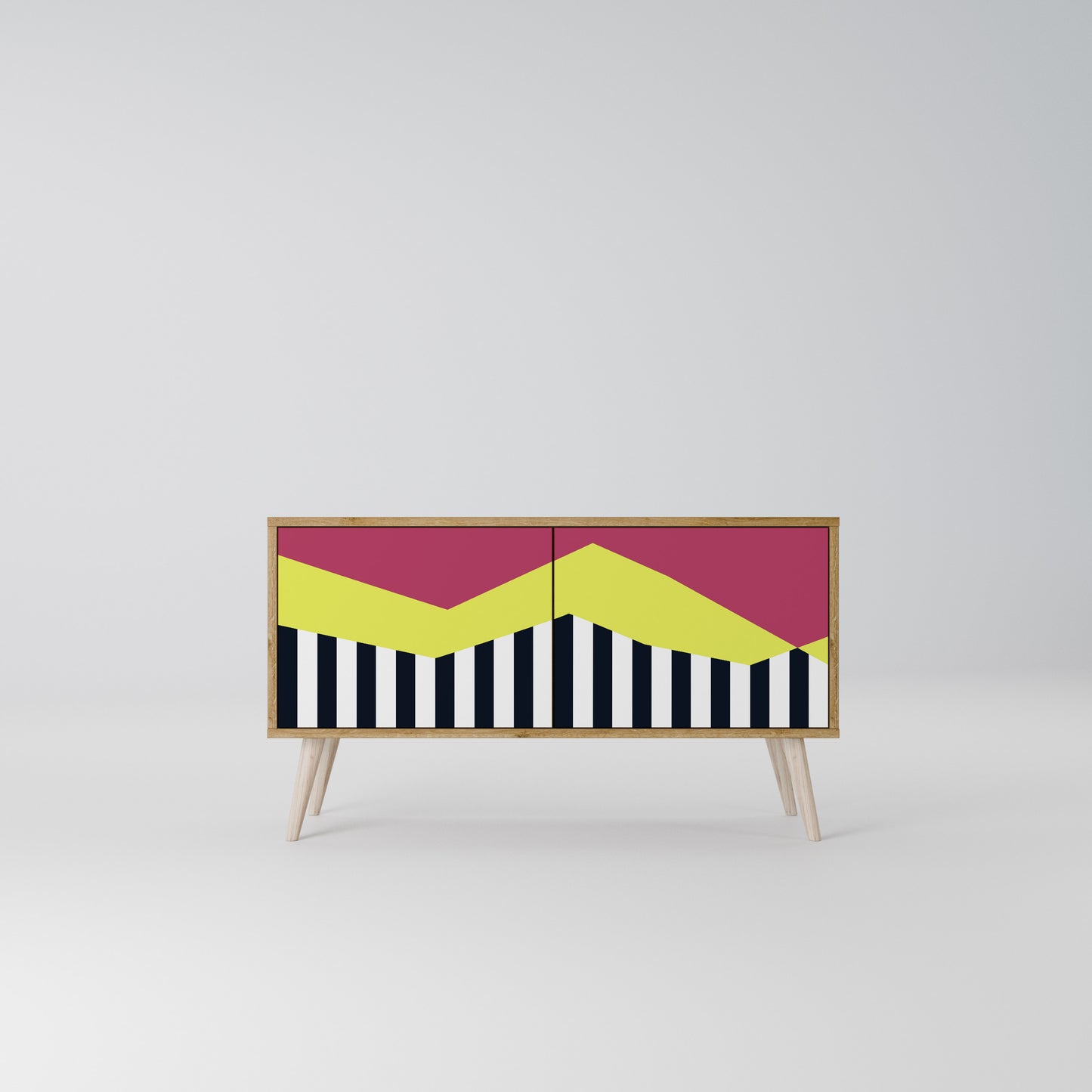 PIANO FANTASY Compact 2-Door TV Cabinet