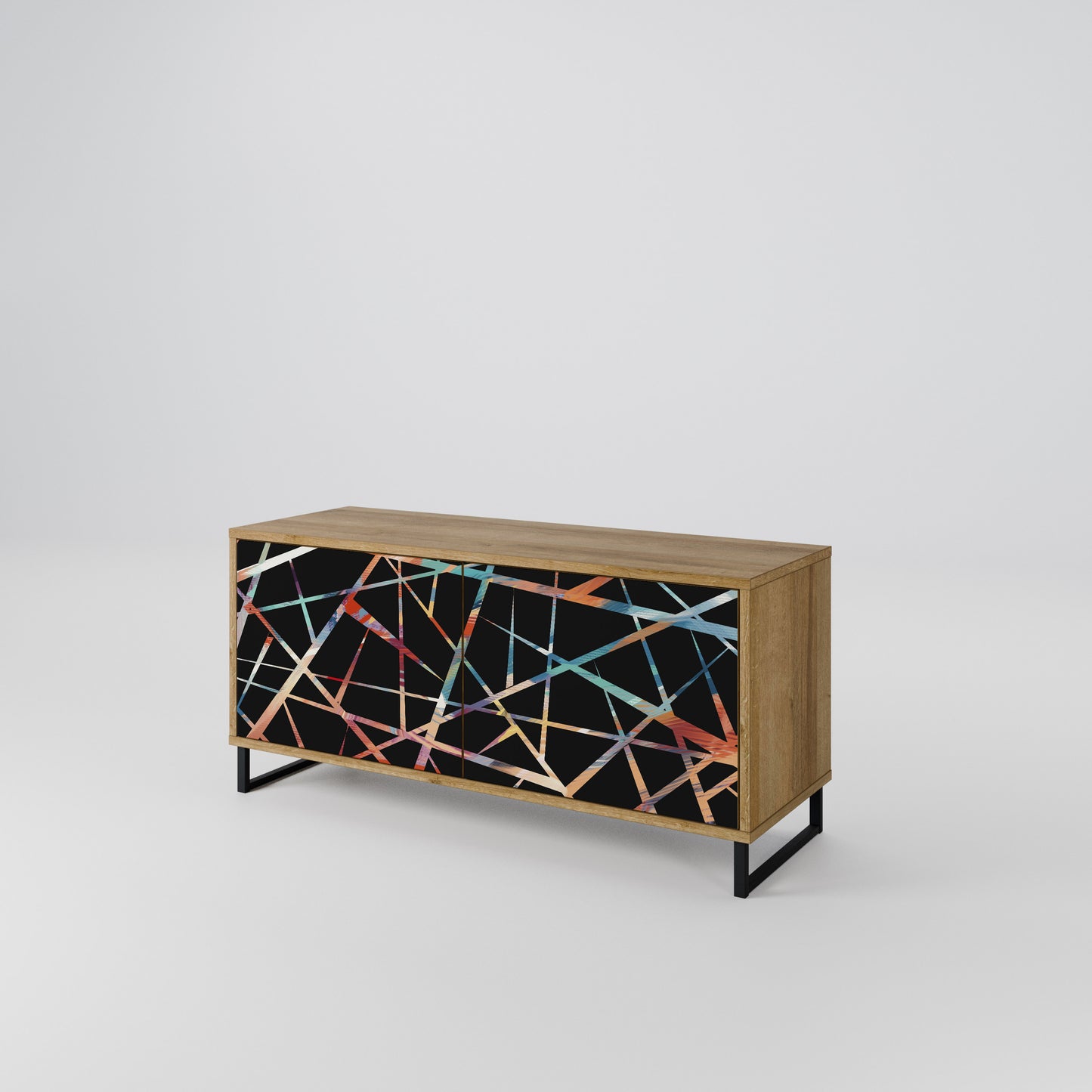 POLYGON VERVE Compact 2-Door TV Cabinet