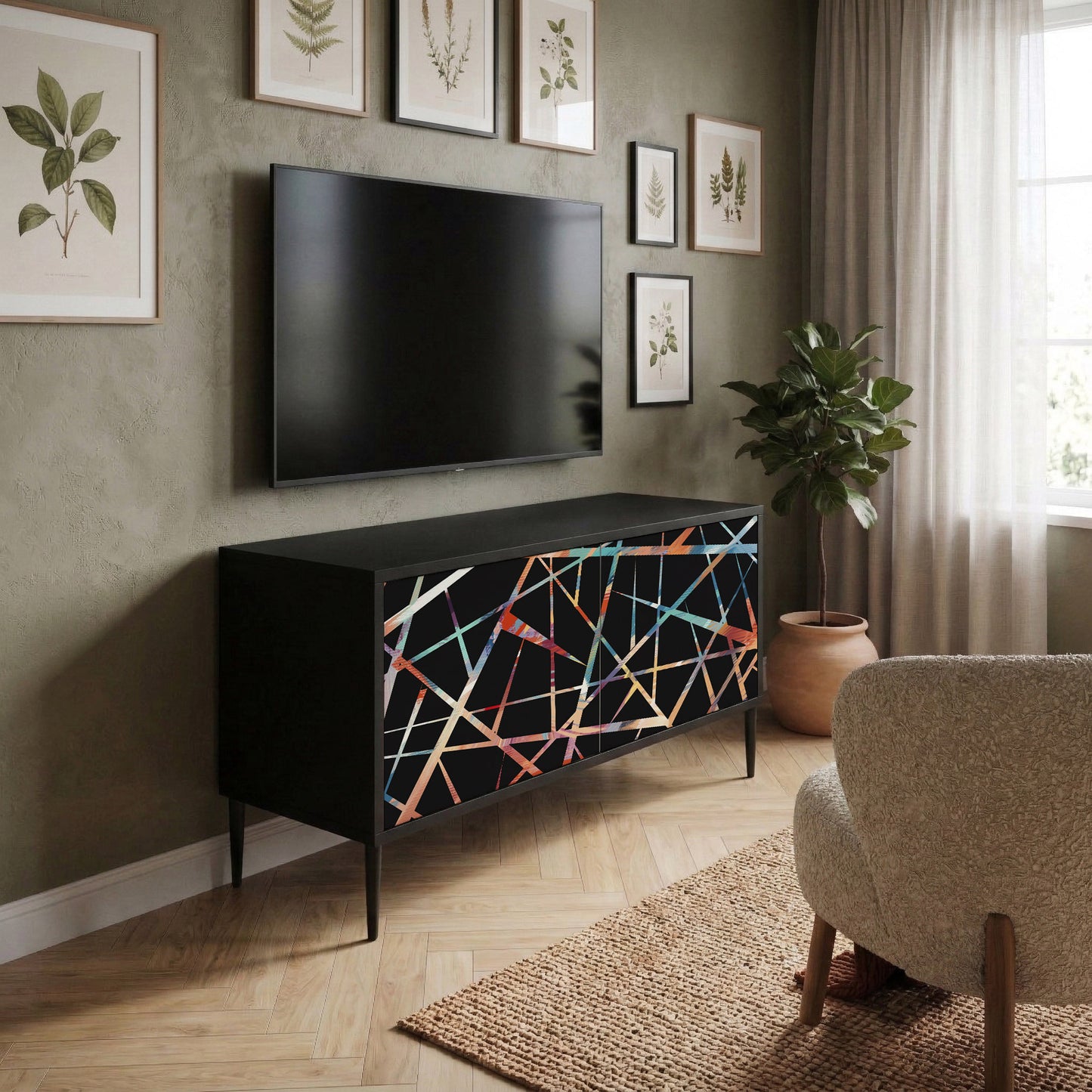 POLYGON VERVE Mobile TV Compatto a 2 Ante