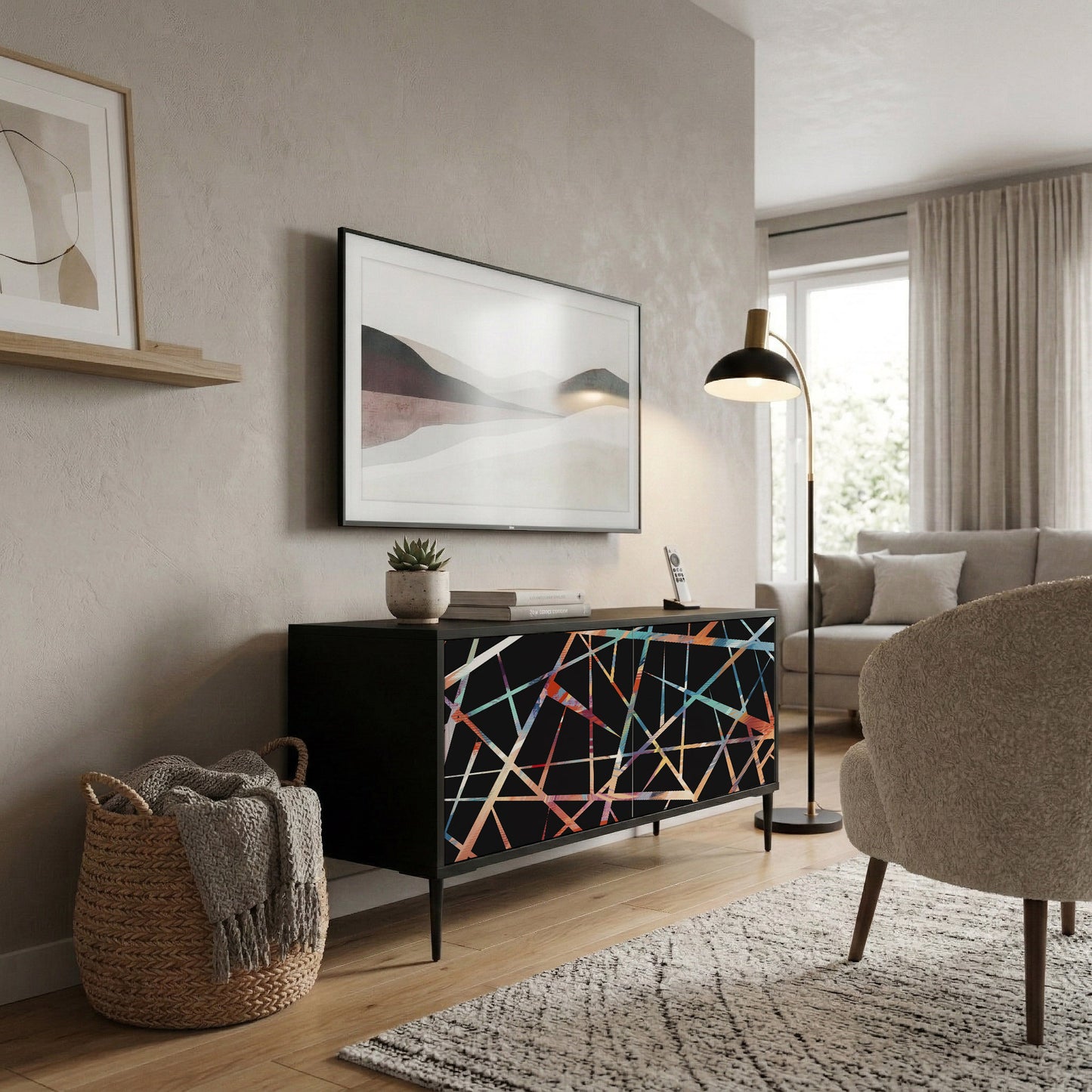 POLYGON VERVE Mobile TV Compatto a 2 Ante