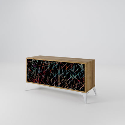 LUMINOUS SNARE Compact 2-Door TV Cabinet