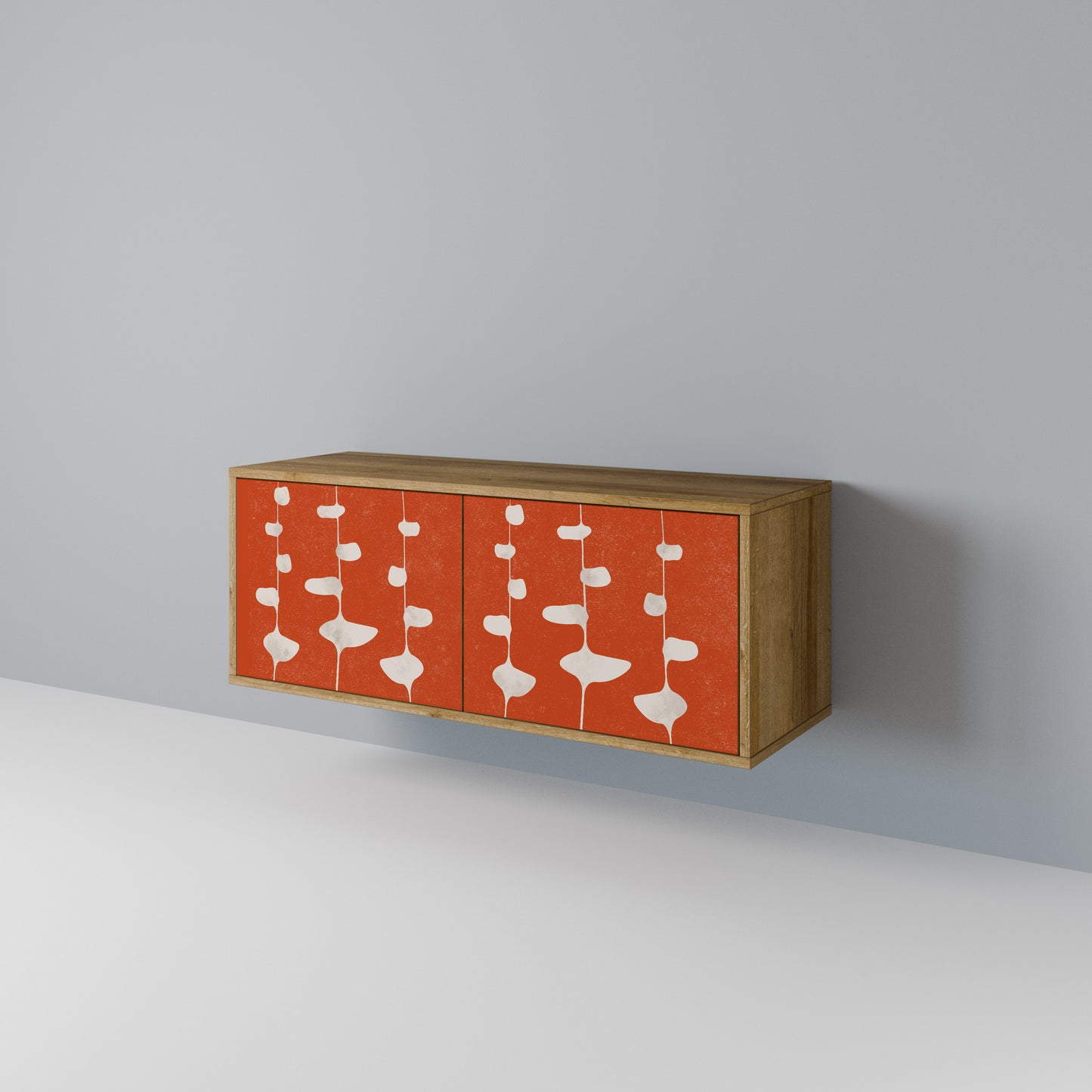 COURAGE MOLD Compact 2-Door TV Cabinet