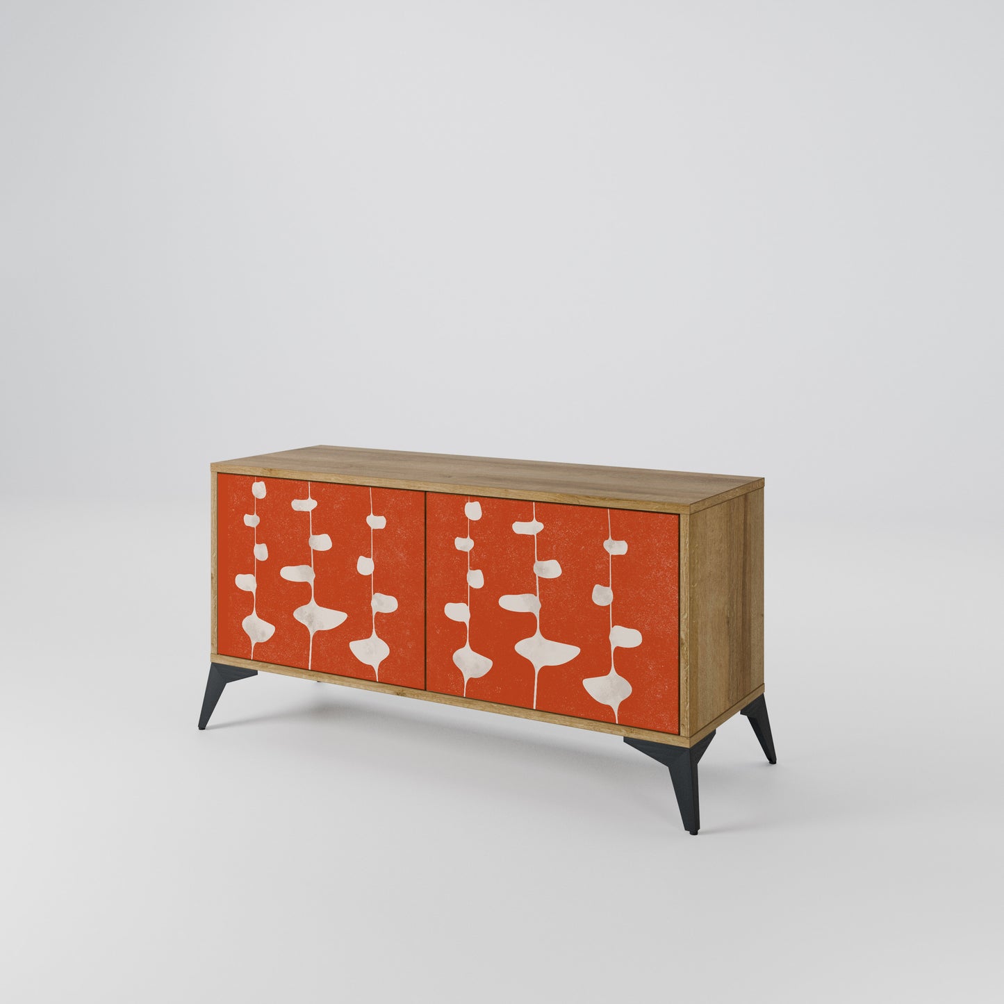 COURAGE MOLD Compact 2-Door TV Cabinet