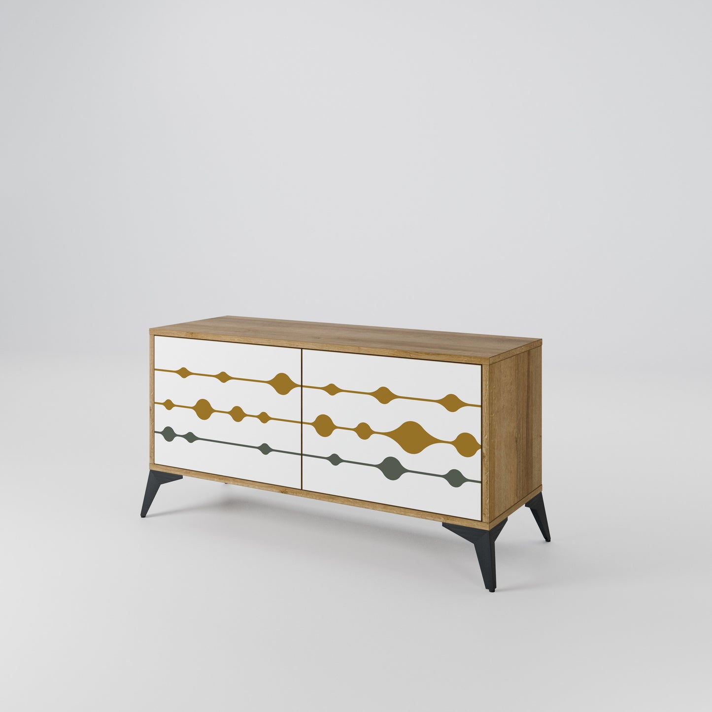 VIVID TONE Compact 2-Door TV Cabinet