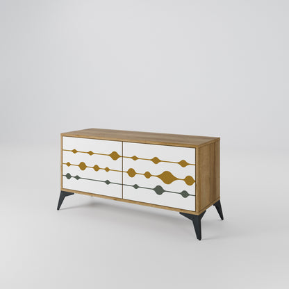 VIVID TONE Compact 2-Door TV Cabinet