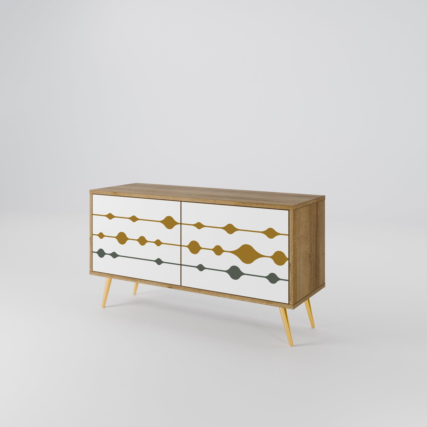 VIVID TONE Compact 2-Door TV Cabinet